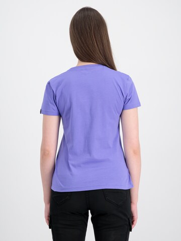 ALPHA INDUSTRIES T-Shirt in Lila