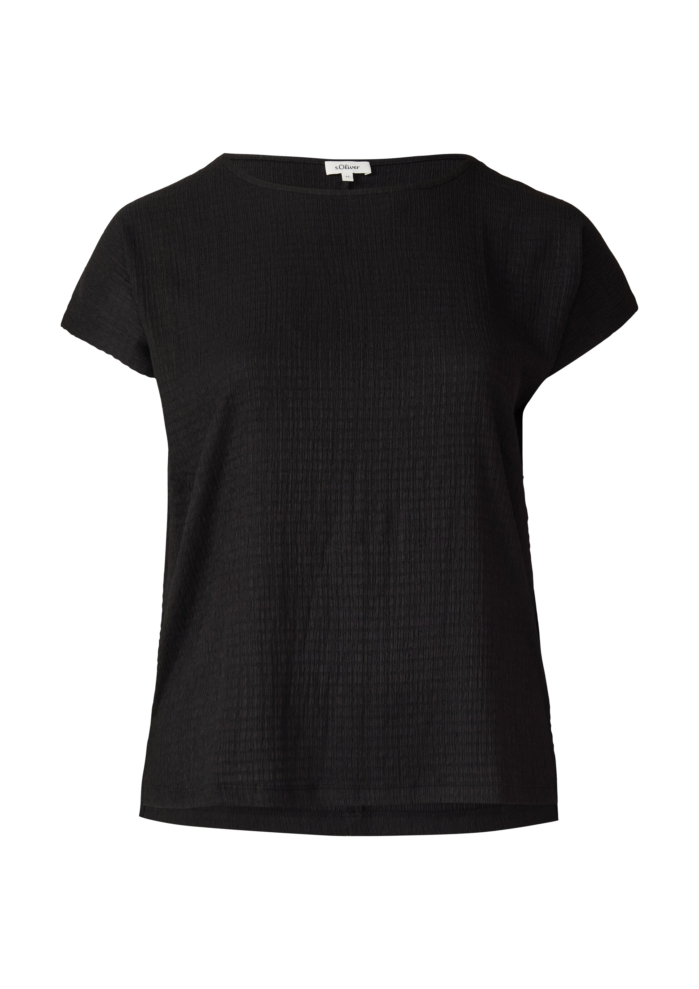 s.Oliver Shirt in Zwart: voorkant