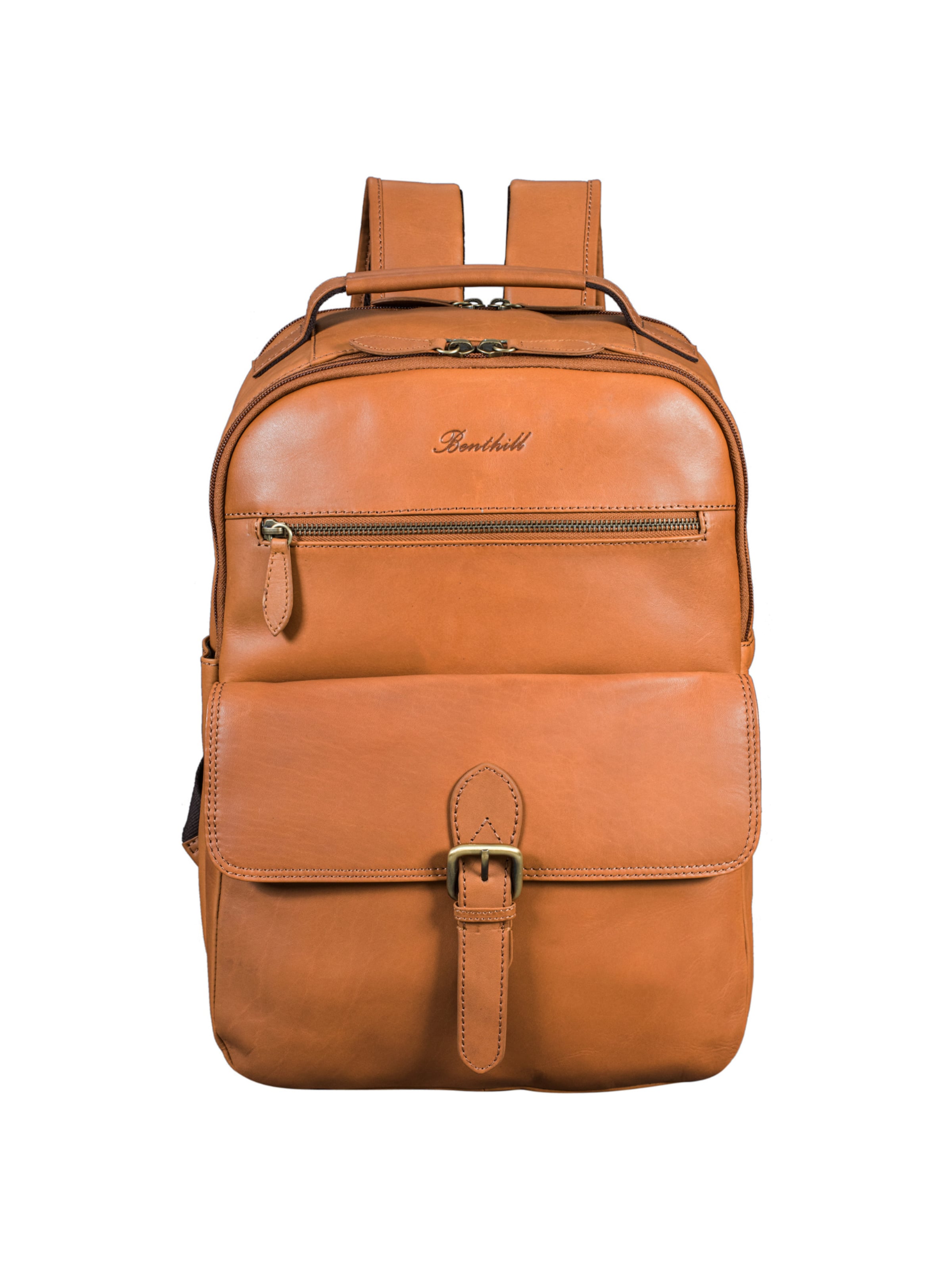 Benthill Backpack in Brown: front