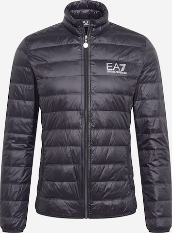 EA7 Emporio Armani - Chaqueta de entretiempo en negro: frente