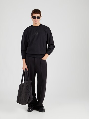 BOSS Sweatshirt 'C-Soleri' in Schwarz