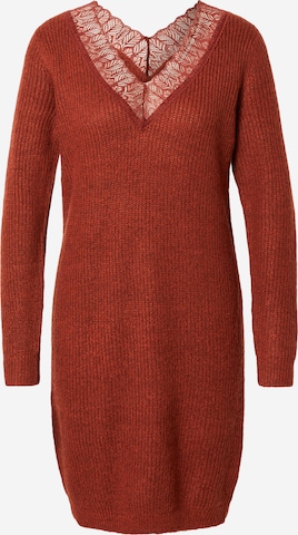 VILA Knitted dress 'GLACY' in Red: front
