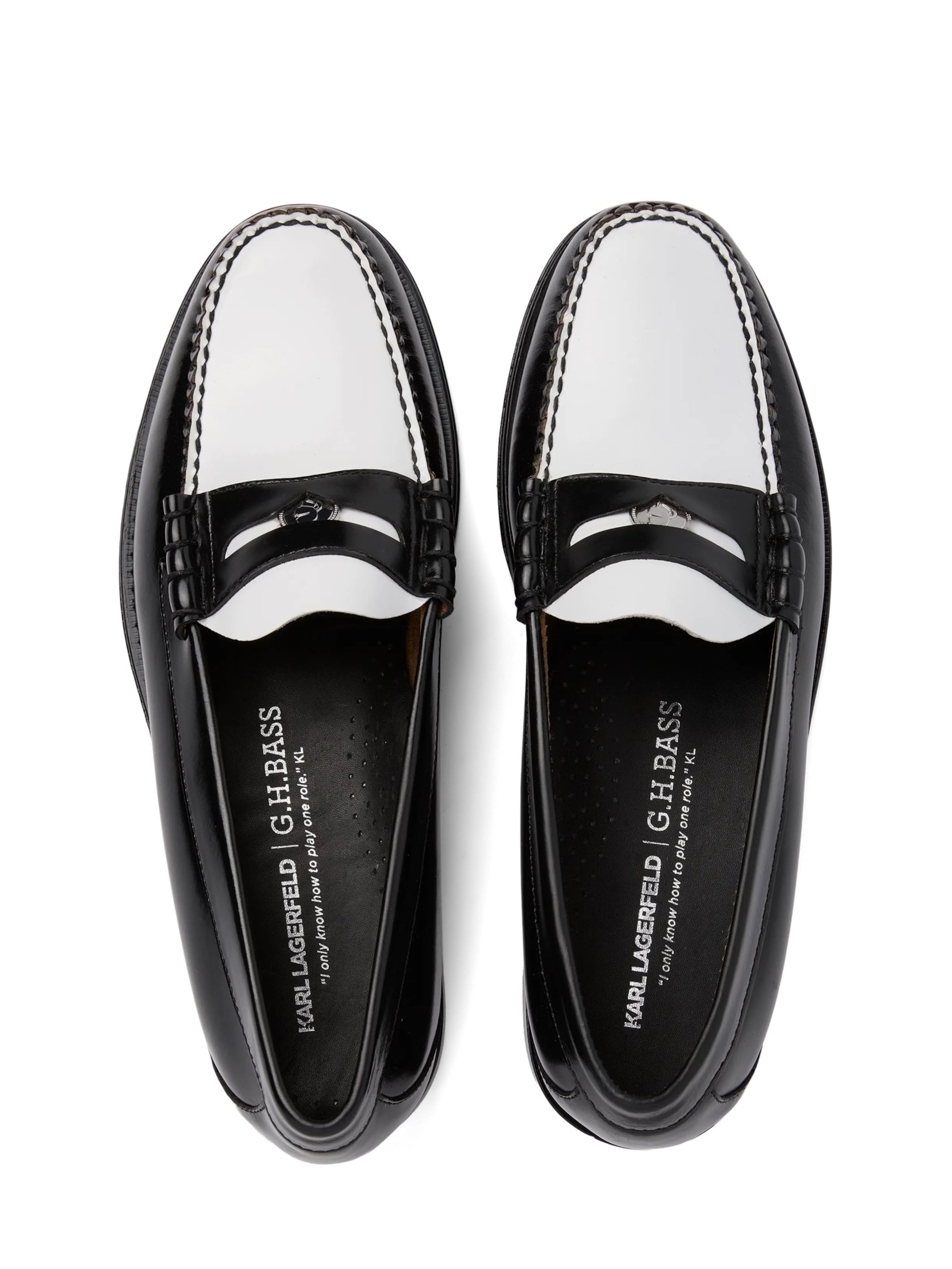 Karl Lagerfeld Пантофи ' Kl x Bass Penny ' в черно