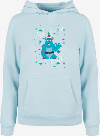 ABSOLUTE CULT Sweatshirt 'Disney 100 - Sully Mr Snow It All' in Blue: front