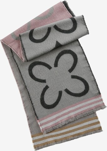 CODELLO Scarf 'MONO CONTRAST' in Grey: front