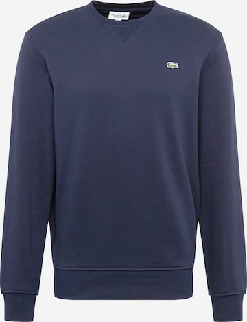 Sweat-shirt LACOSTE en bleu : devant