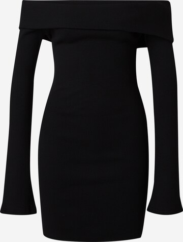 Misspap Dress in Black: front