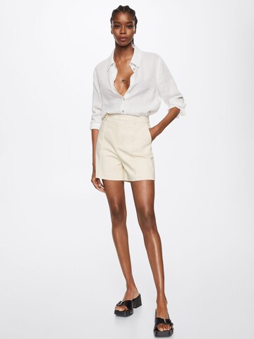 MANGO Regular Shorts 'MALU3-H' in Beige