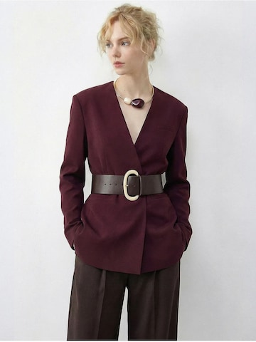 Blazer Bianco Lucci en rouge