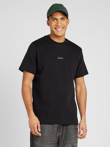 Tricou 'Q-Series' de la BALR. pe negru: față