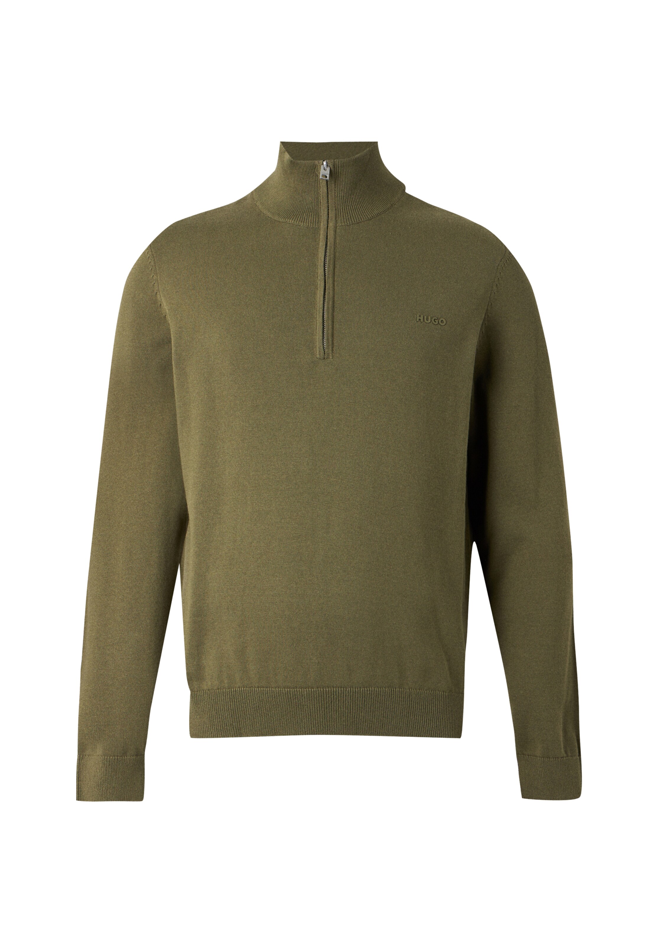 HUGO Sweater 'San Quintus' in S in Olive, Item view