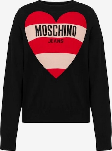 Pull-over MOSCHINO en noir : devant