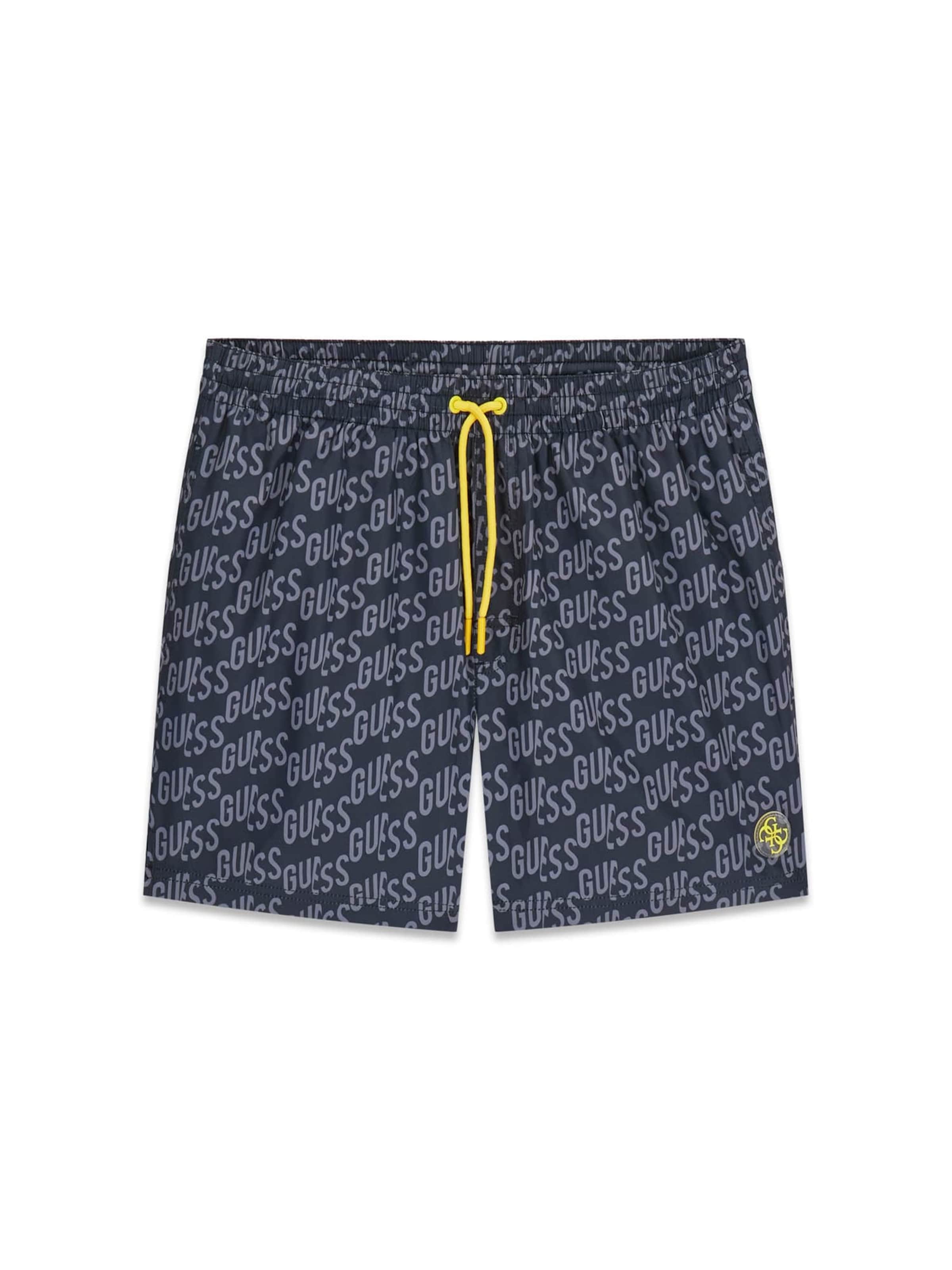 GUESS Badeshorts in Grau: Vorderseite