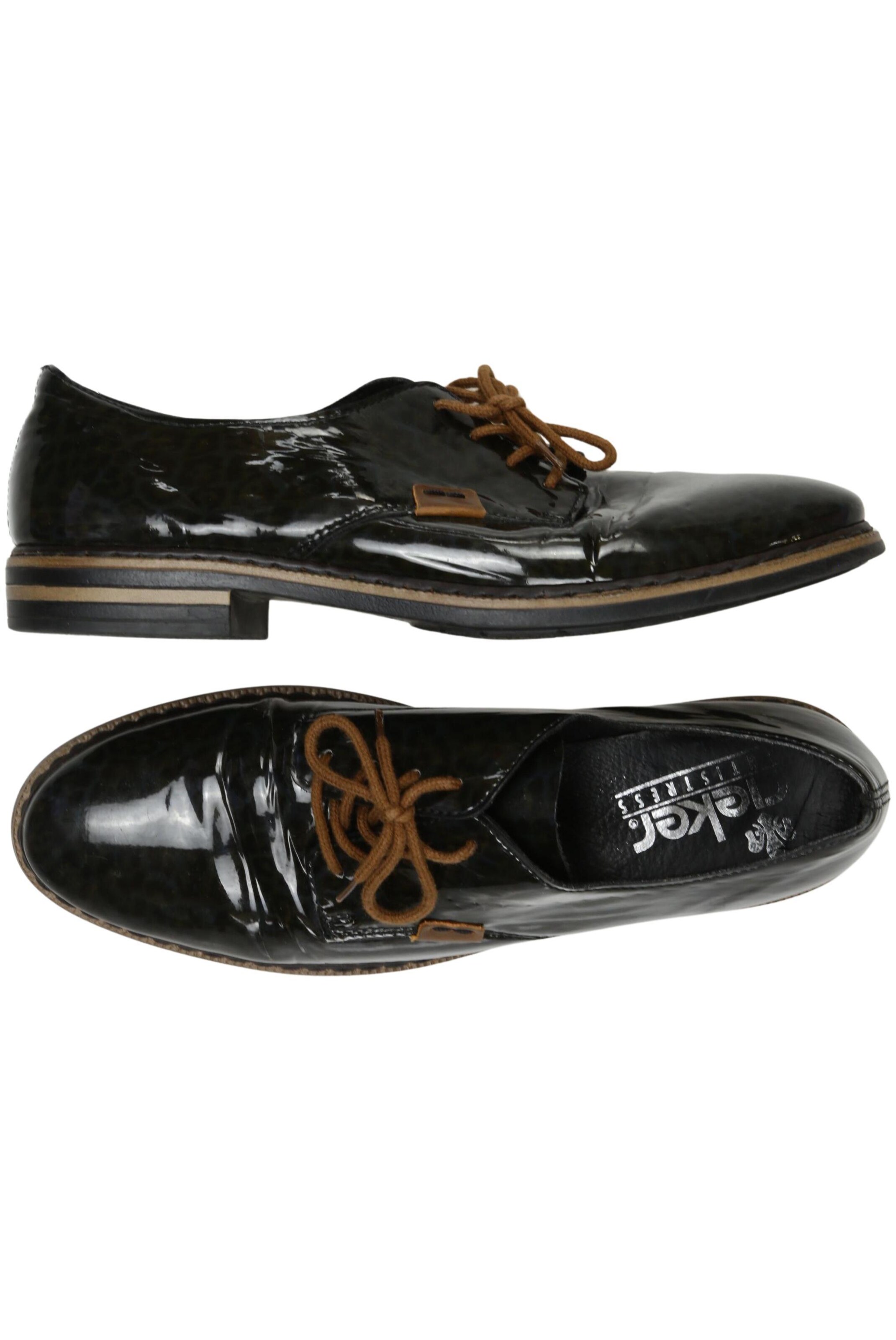 Rieker Flats & Loafers in 40 in Brown: front