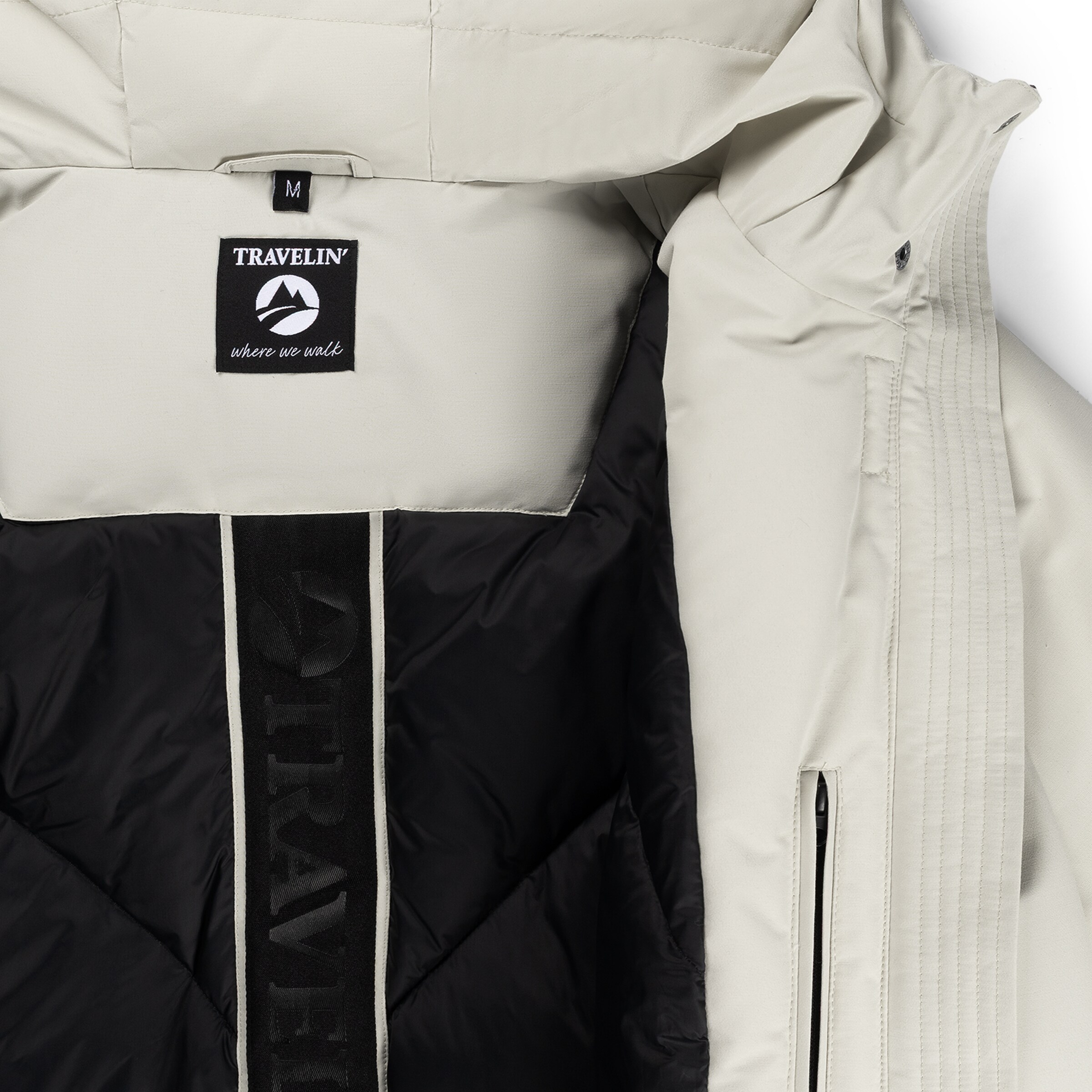 Travelin Wintermantel in Beige