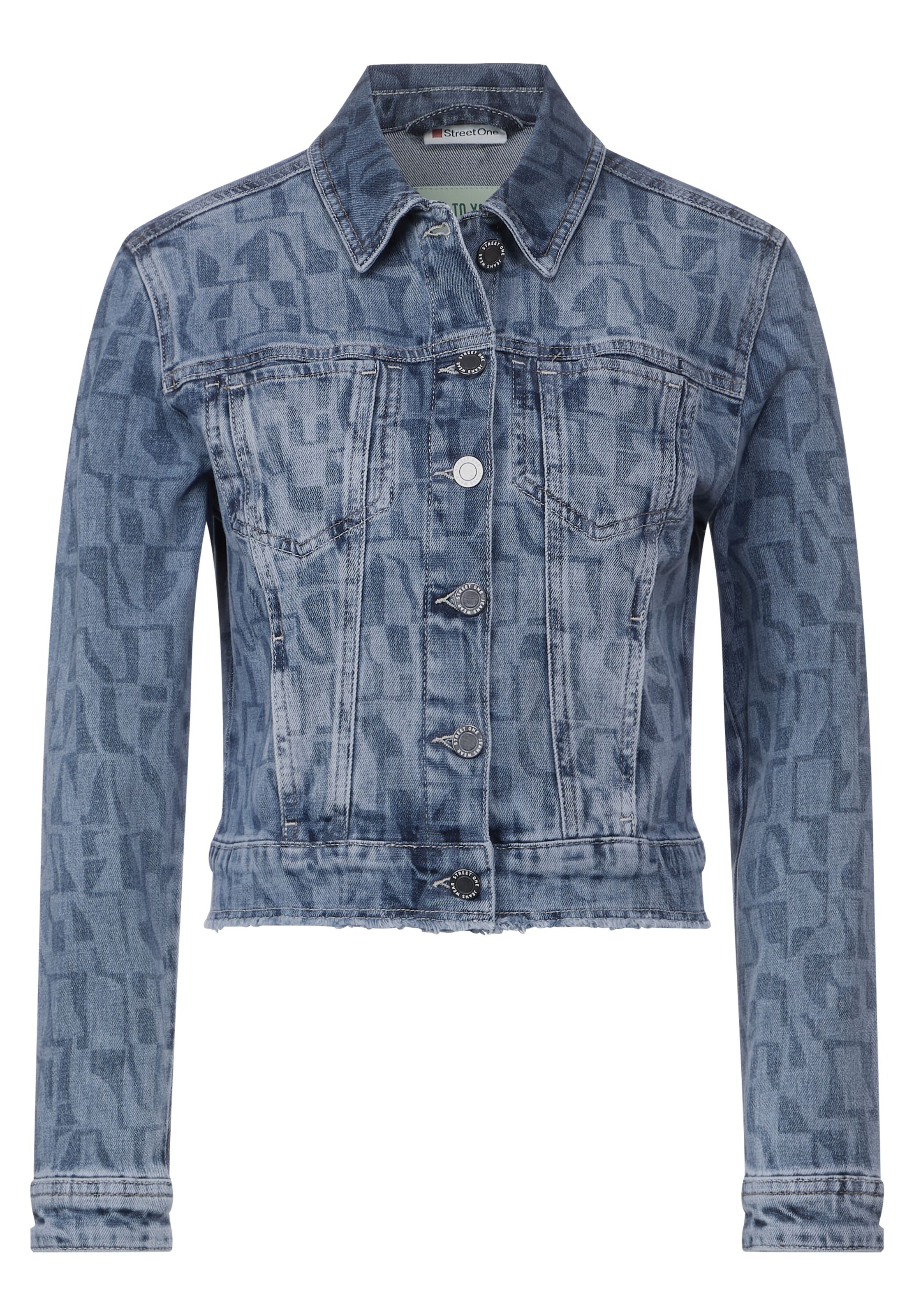 STREET ONE Between-Season Jacket in Blue: front