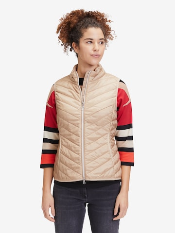 Gilet Betty Barclay en beige : devant