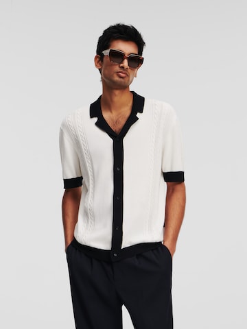 Karl Lagerfeld - Camisa em branco: frente