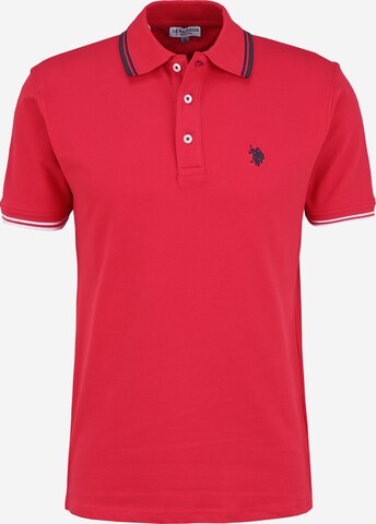 U.S. POLO ASSN. Shirt 'Barney' in Rood: voorkant