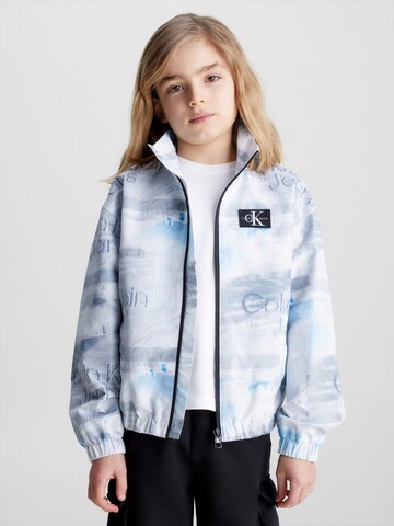 Calvin Klein Jeans Übergangsjacke in Weiß: Vorderseite