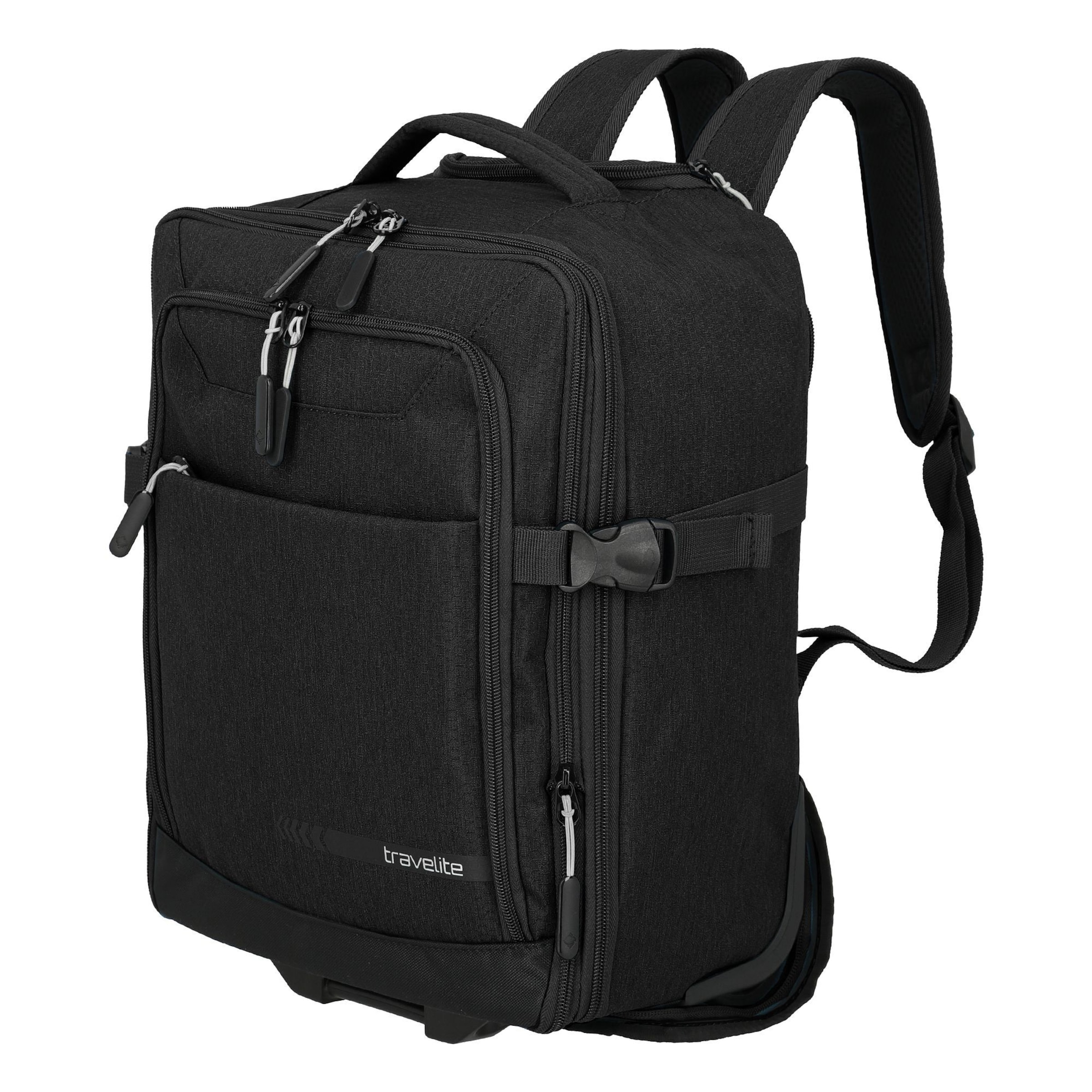 TRAVELITE Rucksacktrolley 'Kick Off' in Schwarz