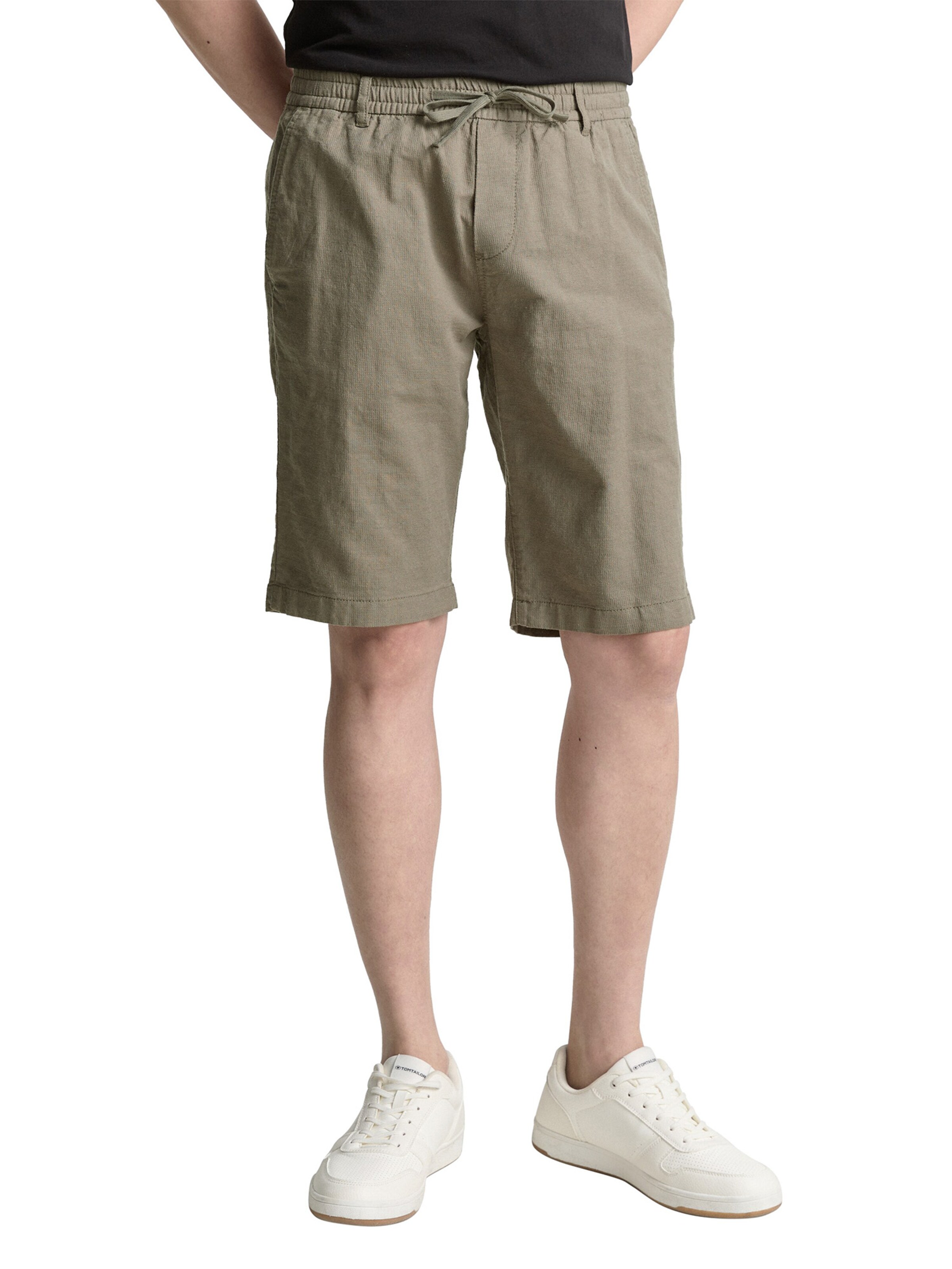 TOM TAILOR Regular Shorts in Grün: Vorderseite