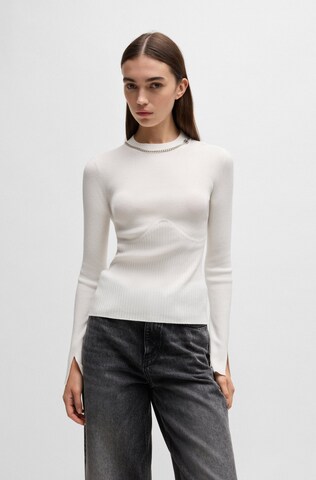 HUGO Pullover ' Sonelia ' in Weiß: Vorderseite