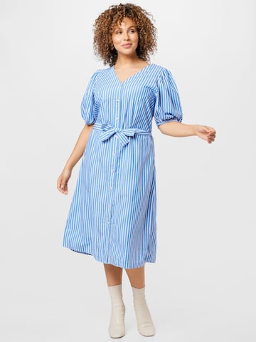 ONLY Curve Shirt Dress 'EILEEN' in Blue: front
