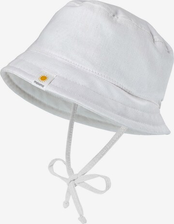 MAXIMO Hat in White: front