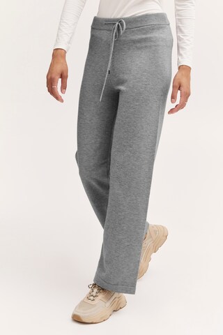 b.young Wide leg Broek in Grijs