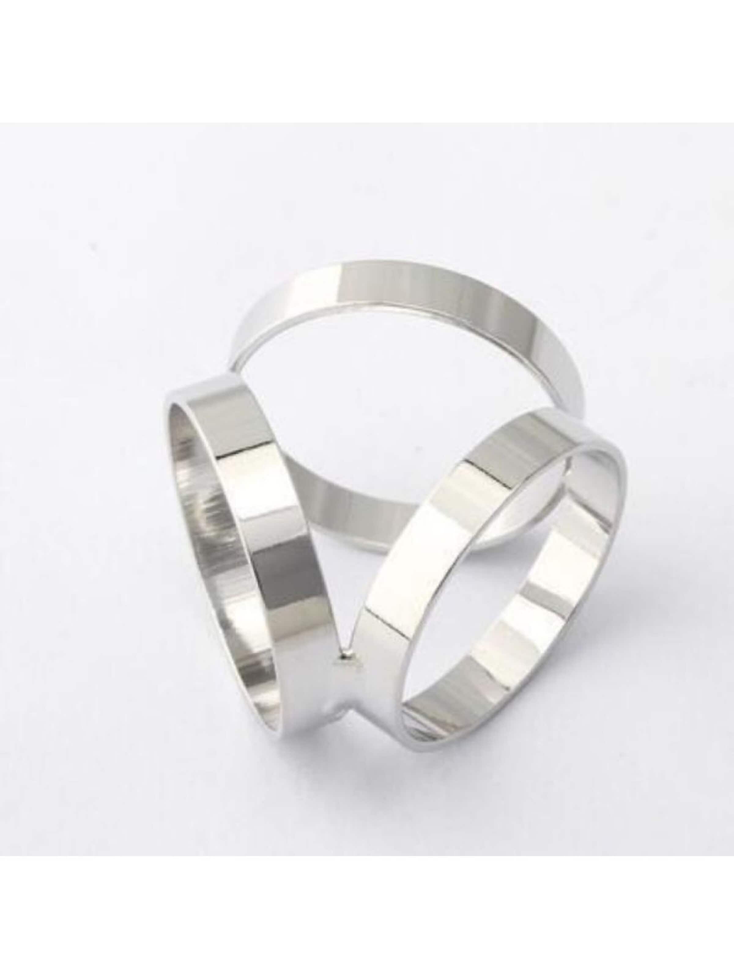 alberto cabale Halsduk 'Bague 3' i silver