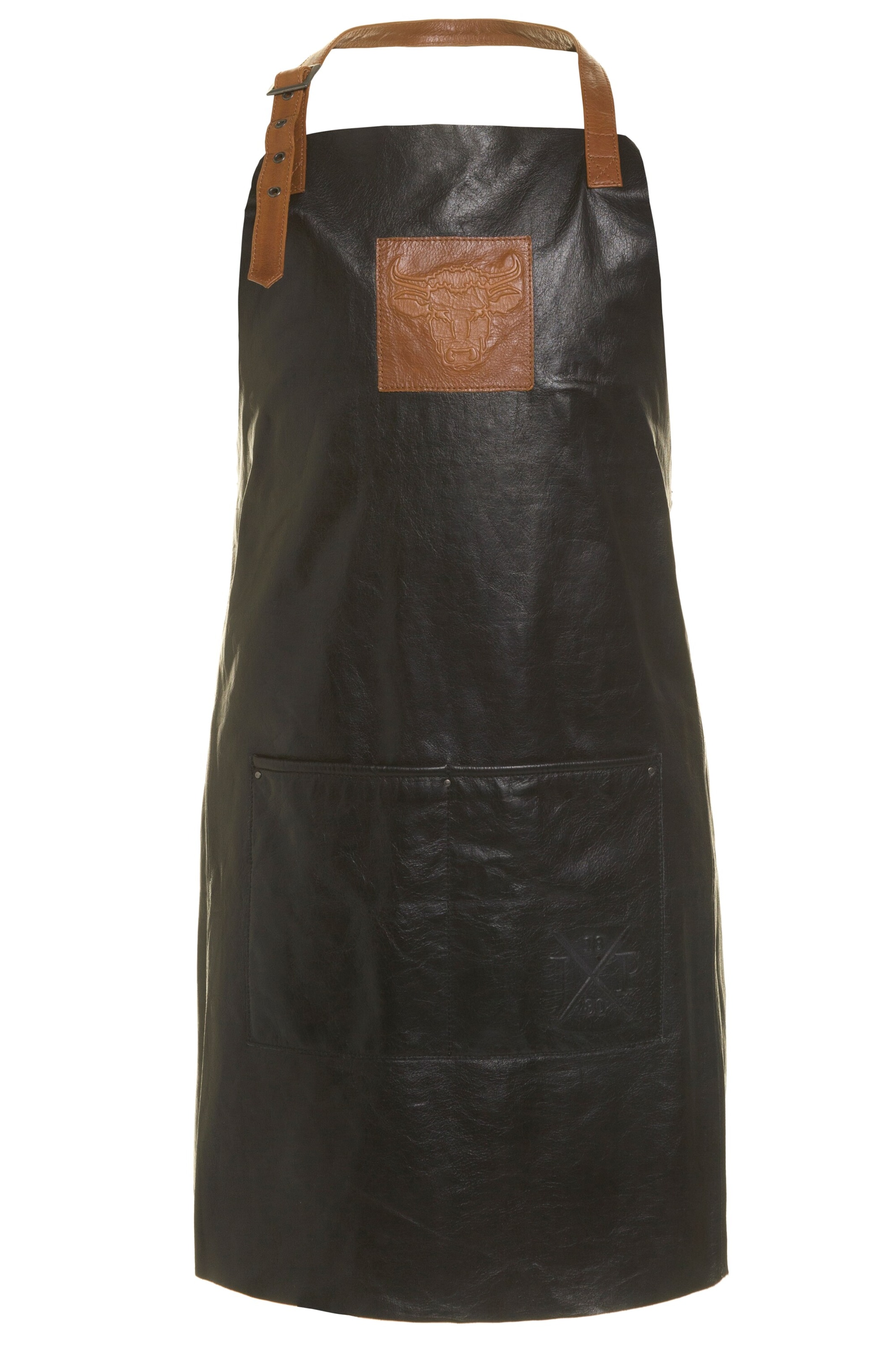 JP1880 Schort in Zwart: voorkant