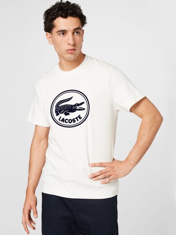 LACOSTE Shirt 'Sportswear' in White: front