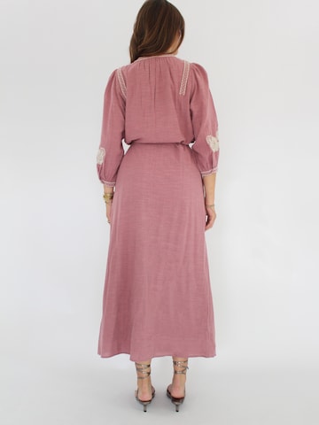 Honnête Atelier Dress 'Sierra' in Pink