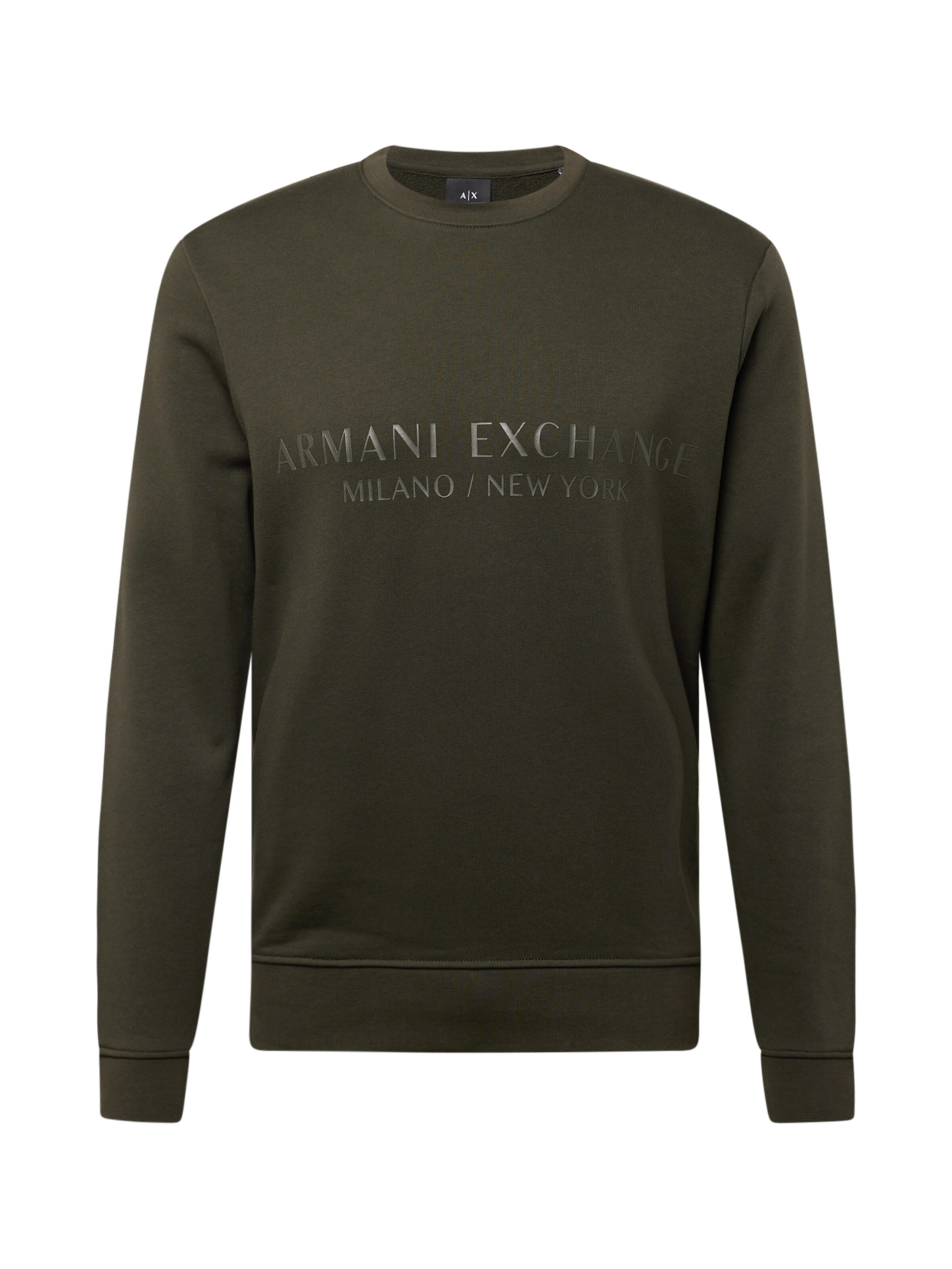 ARMANI EXCHANGE Tréning póló - barna: elől