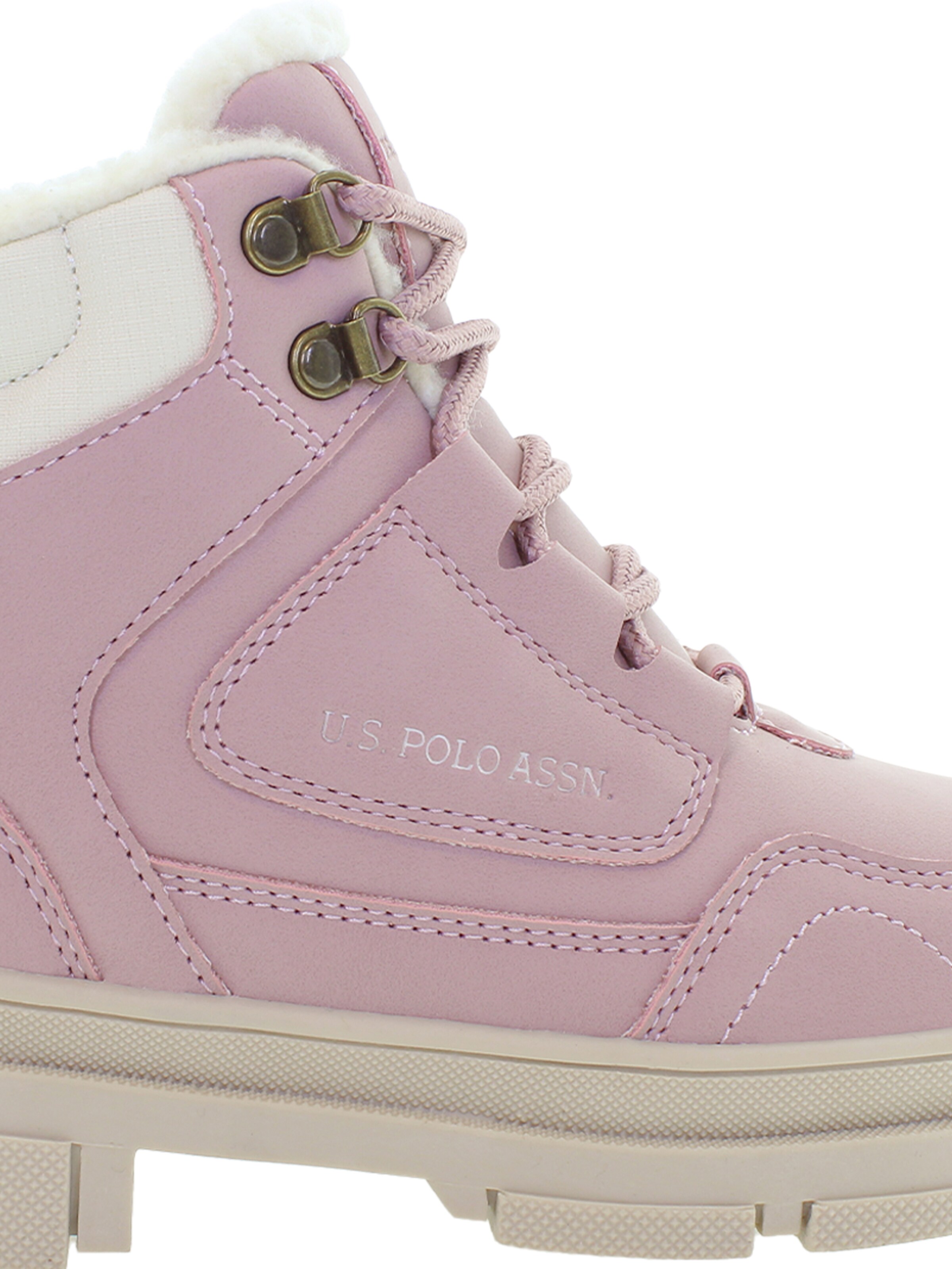 U.S. POLO ASSN. Stiefel 'TEXAS' in Pink
