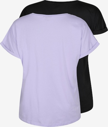 T-shirt 'Katja' Zizzi en violet