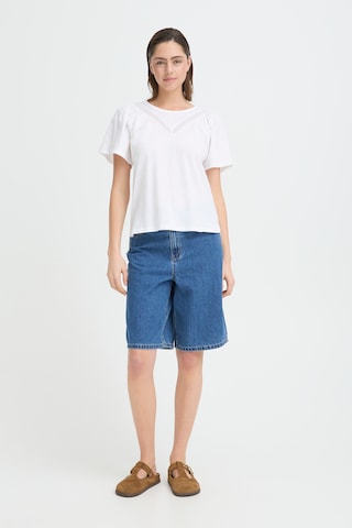 T-shirt 'PZBIANCA' Pulz en blanc