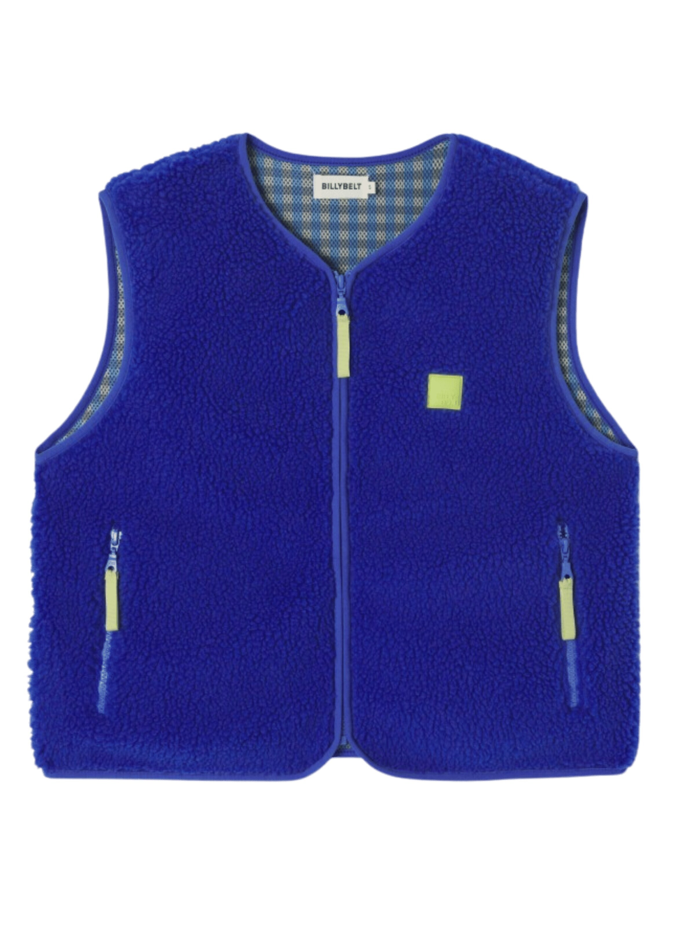 Billybelt Vest 'Sherpa Weste' in Blue: front