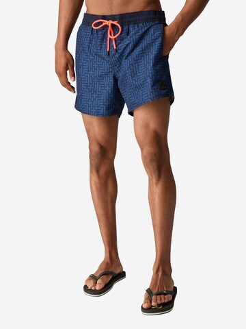 Bogner Fire + Ice Board Shorts 'Nelson' in Blue: front