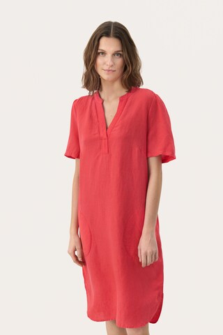 Part Two Sheath dress 'Aminase' in Red: front