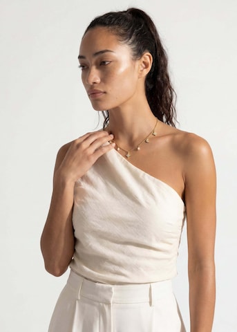 PURELEI Kette 'Night Glow' in Gold: Vorderseite