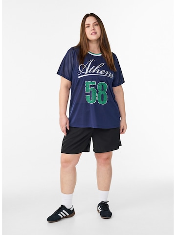 T-shirt fonctionnel 'Tani' Active by Zizzi en bleu