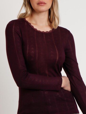 admas - Top 'ADMAS Camiseta Manga Larga Canalé para Mujer' en lila