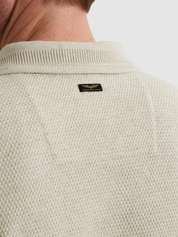 Maglietta 'Polo shirt with texture and ribbed hems' di PME Legend in beige
