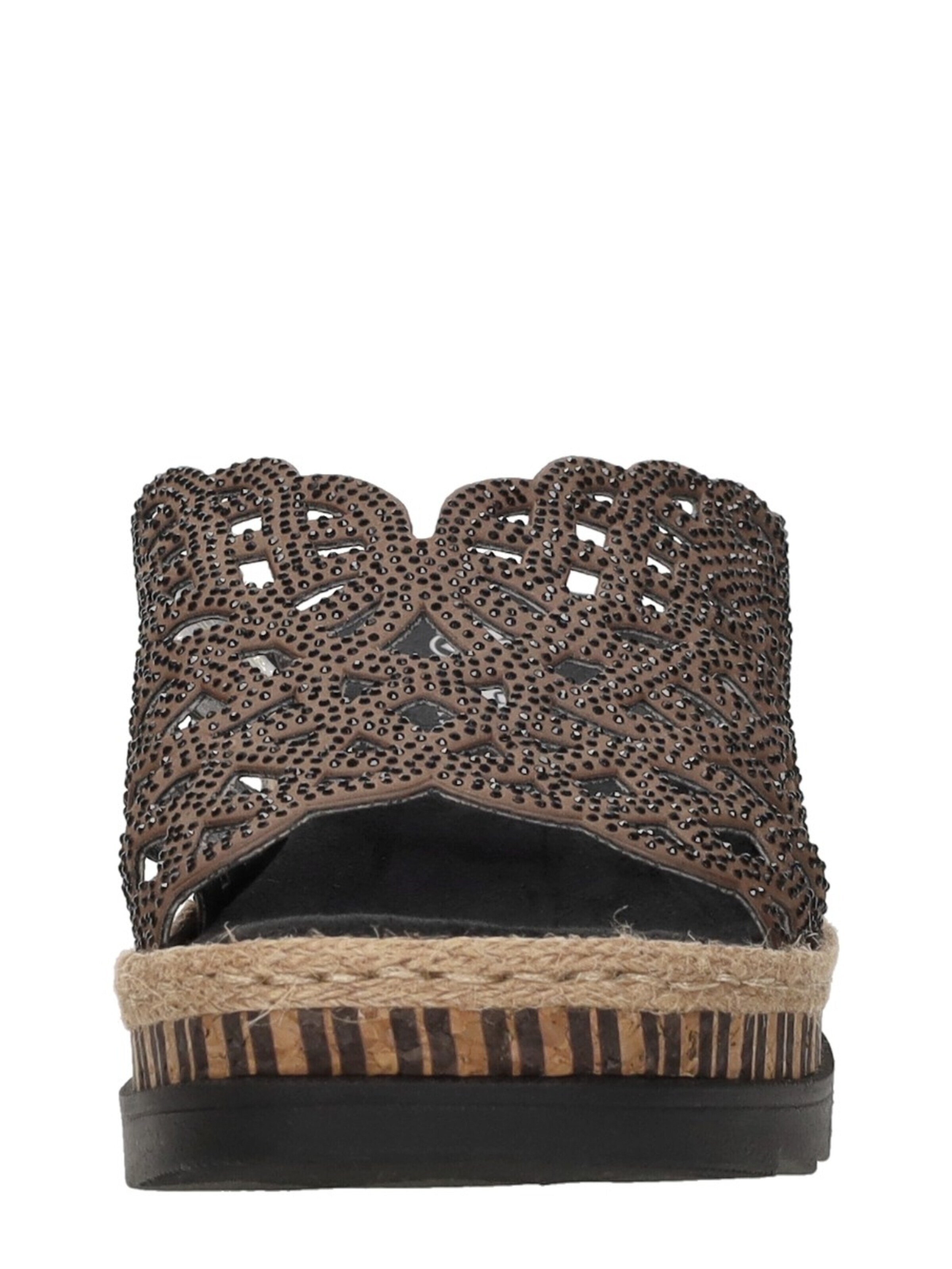 Rieker Slipper 'Open Teen' in Brown