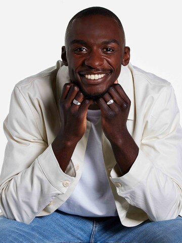 Lucardi Ring in Silver: front