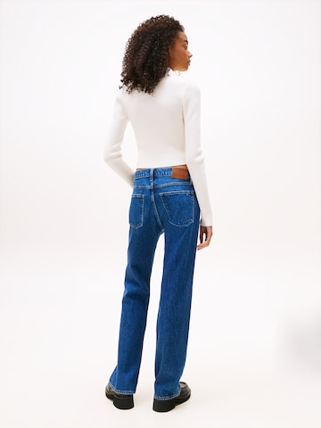 Tommy Jeans Pulover 'ESSENTIAL' | bela barva