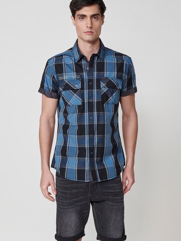 Coupe regular Chemise KOROSHI en bleu