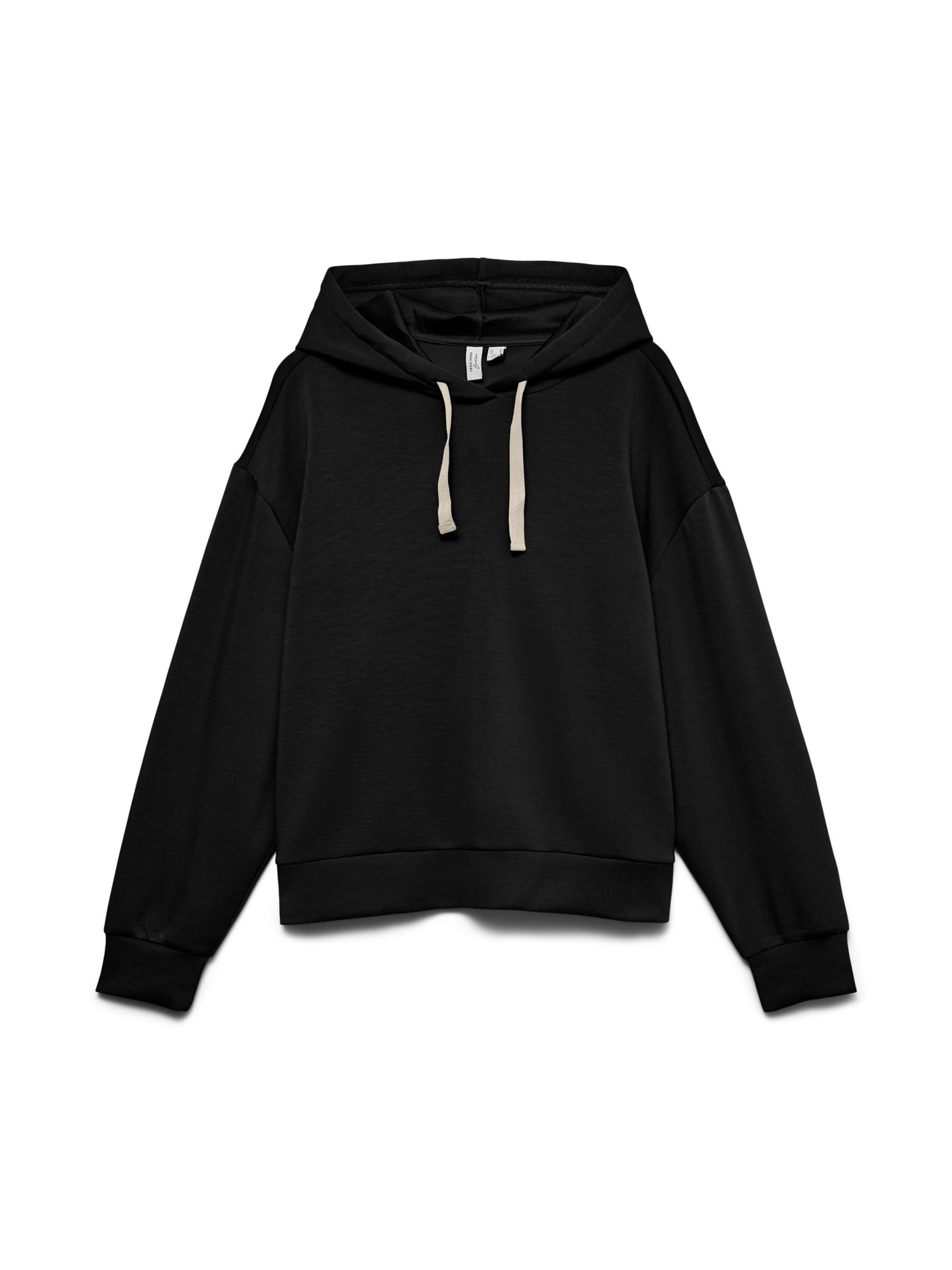 Felpa 'VMLeo' di VERO MODA in nero: frontale